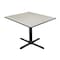 Cain Square Tables > Breakroom Tables > Cain Square & Round Tables, Wood, Metal Top, Maple TB4848PL - alternate 1